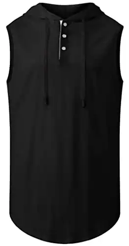 Dubinik®Short Sleeve Hoodie Lightweight Soft Cotton Moisture Wicking  Kangaroo Pocket Short Sleeve Hoodie For Men