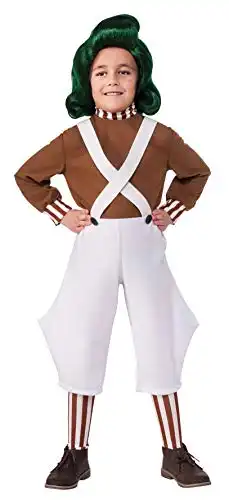 Rubie's Costume Kids Willy Wonka & The Chocolate Factory Oompa Loompa Value Costume, Small, Brown