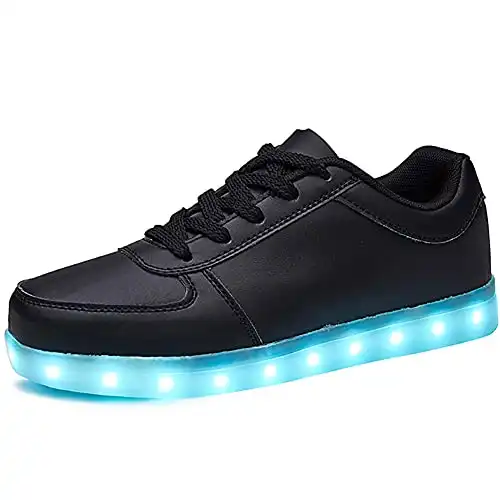 YIQIZQ Fiber Optic Shoes Light Up Sneakers for Women