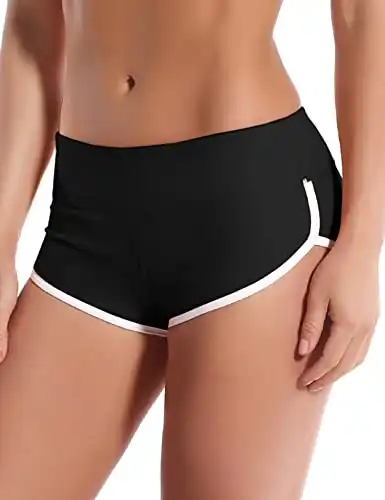BZB Women's Booty Shorts High Waist Yoga Pants Gym Running Workout