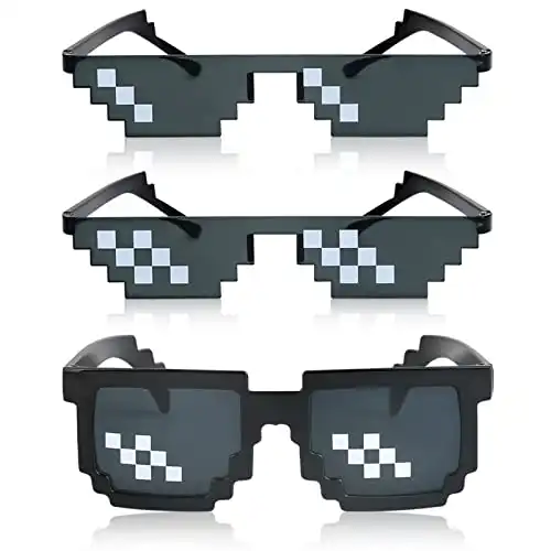Pixel Black Sunglasses 8 Bit. Spectacles for Gangster and Thug, Bad Guy.  Internet Meme. Accessory for Rake and Caricature Stock Vector -  Illustration of vintage, style: 141450068