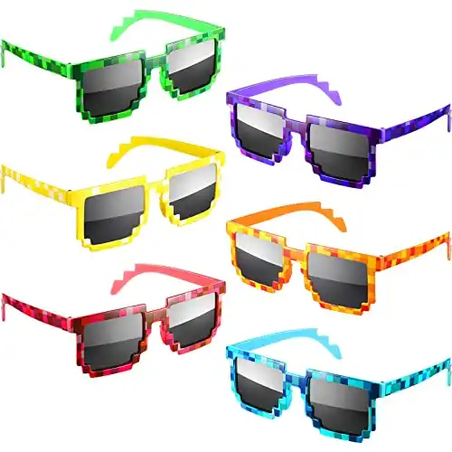 Amazon.com: B-KIDS Thug Life Glasses 8-Bit Sunglasses for Men and Women  Meme Costume : Clothing, Shoes & Jewelry