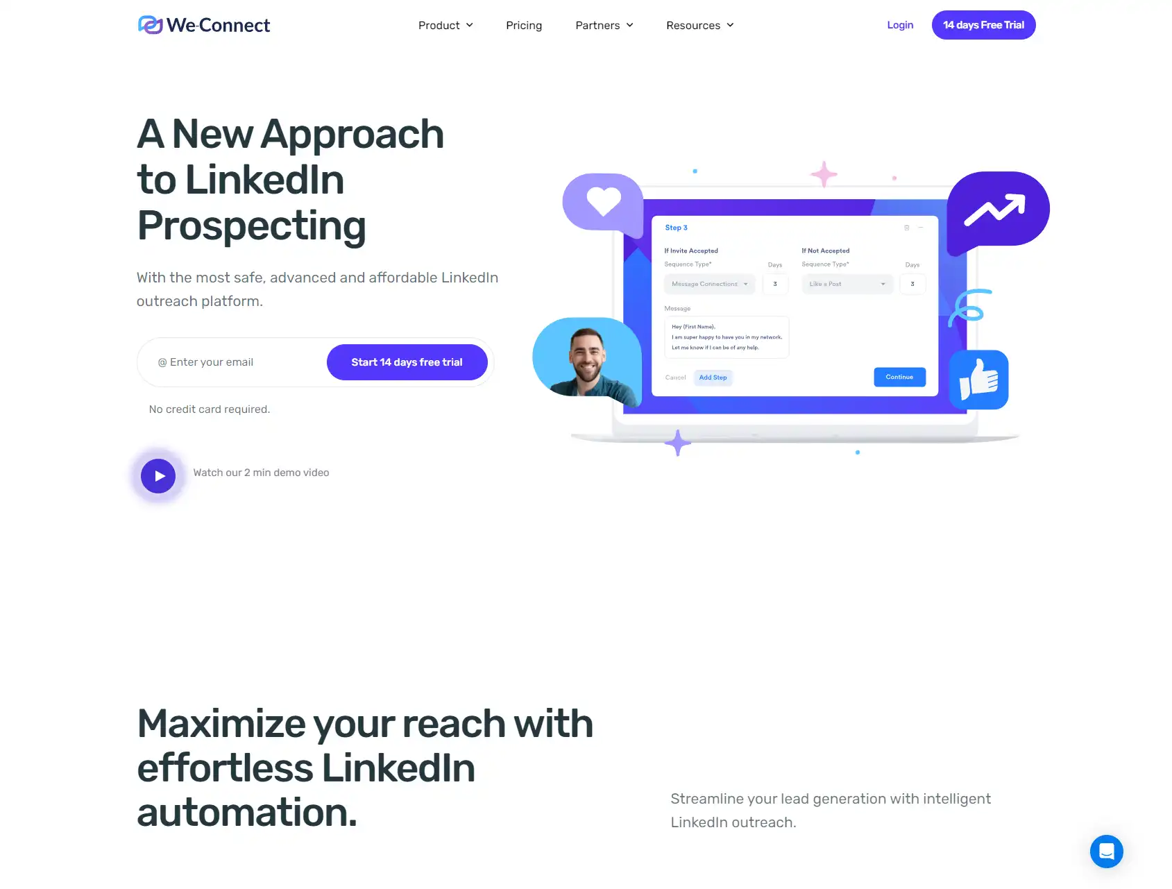 We-Connect | The Safest Linkedin Automation Software